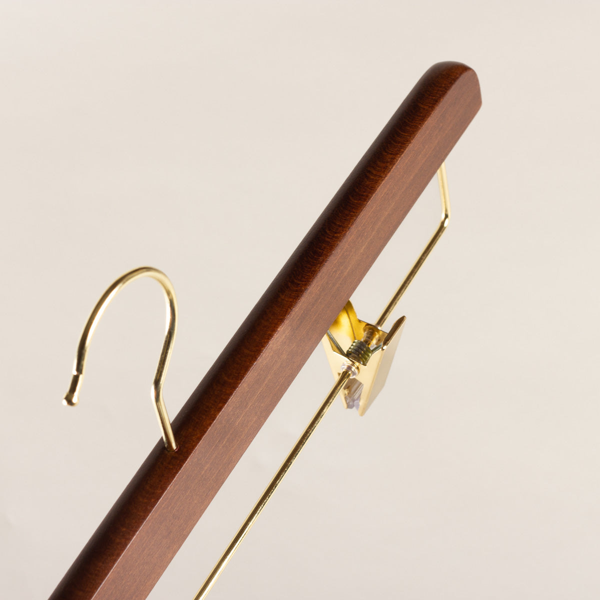 Amsterdam Hanger Company Kledinghanger set voor broek - notenhout met clips