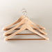 Amsterdam Hanger Company Houten pakhanger met broeklat - ongelakt