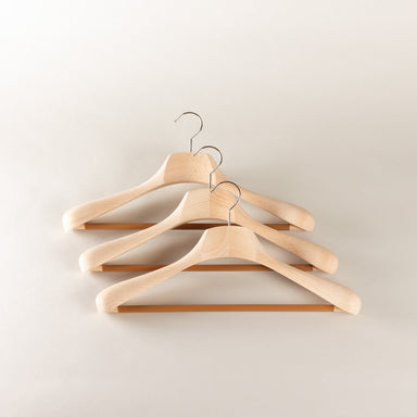 Amsterdam Hanger Company Houten kledinghanger voor pak deluxe - ongelakt