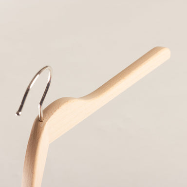 Amsterdam Hanger Company Houten kledinghanger set voor overhemd en trui - ongelakt