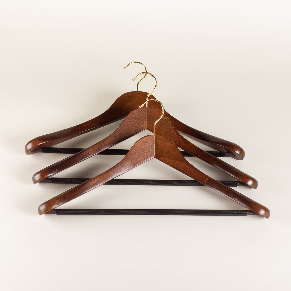 Houten Kapstok. Voor aan de muur/wand. 4 Haken - Handelsonderneming Robben